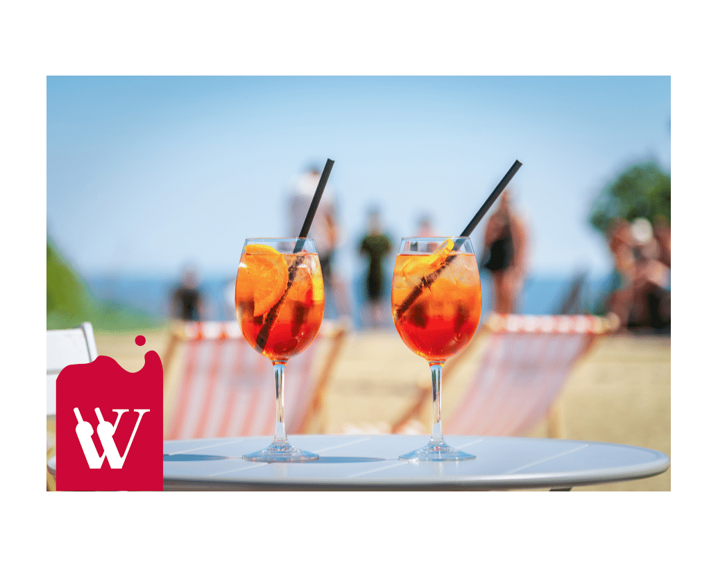 Drinki z białym winem na lato